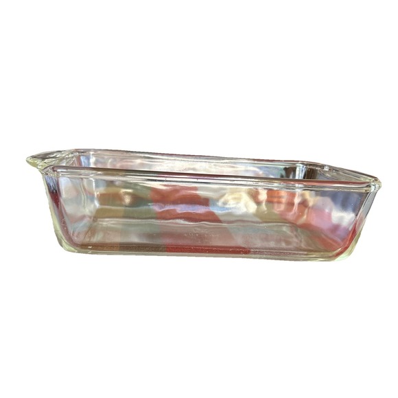 Vintage Anchor‎ Hocking Fire King 409, 1 Qt. Bread Loaf Pan Clear No Chips! - Picture 1 of 3